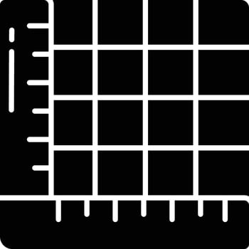 print cutter solid glyph illustration vector