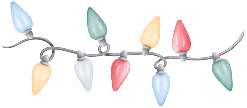 Discover a charming hand drawn watercolor light with a warm and luminous design. png