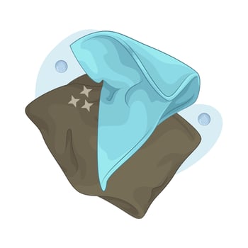 Illustration of napkin vector