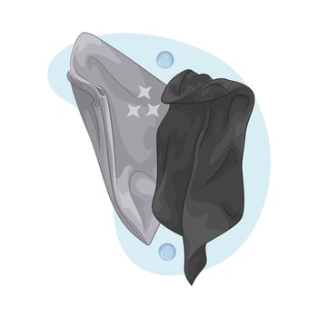 Refined Napkin Elegance illustration vector