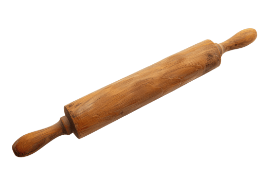 Wooden Rolling Pin Isolated png