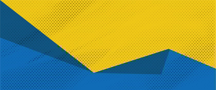 yellow blue abstract background with abstract shapes. great for banner, poster, presentation, cover. vector