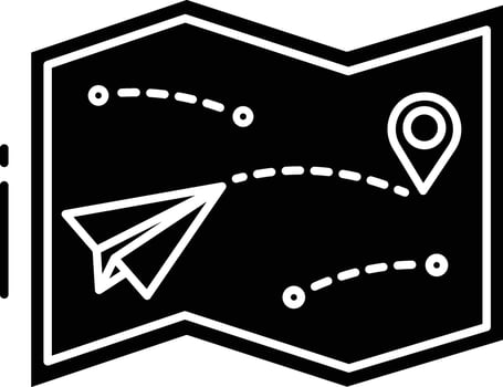 travel solid glyph illustration vector
