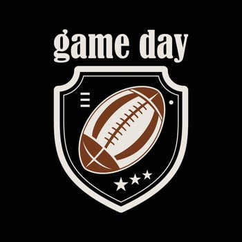 Game Day T shirt Design vector