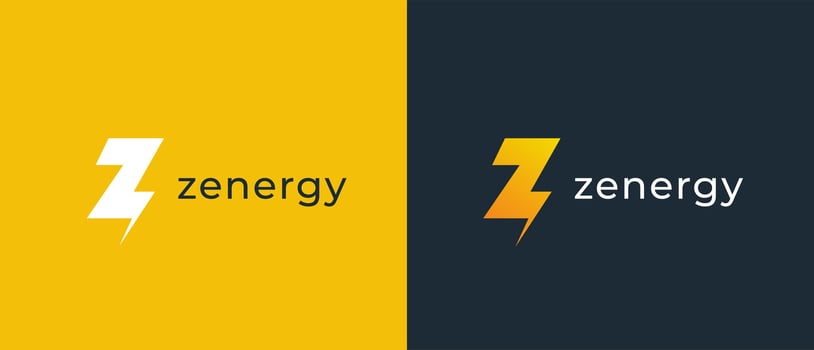 Logo minimalist letter Z and flash, thunder or power, logo electricity, logo energy, logo thunder, logo volt icon simple. Editable file vector