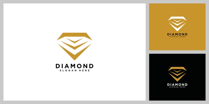 diamond abstract design template vector