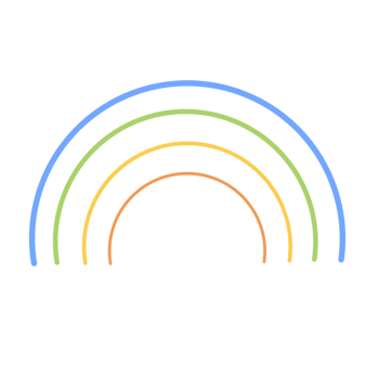 rainbow icon on a transparent background png