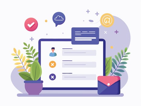 Behind the Scenes- Sign Up and Log In vector