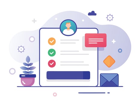 User Interface Wireframe- Sign In, Up vector