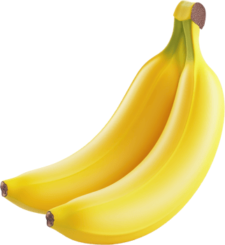 Fresh Bunch of Bananas with a Realistic Digital Art Style png