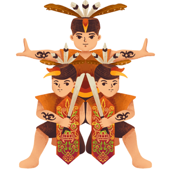 Cute Dayak Child png