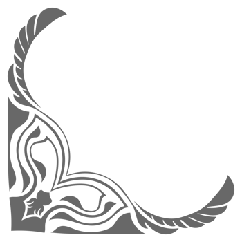 Gray vintage corners for decorating cards. png