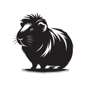 Guinea Pig Silhouette Vectors for Digital and Print Branding