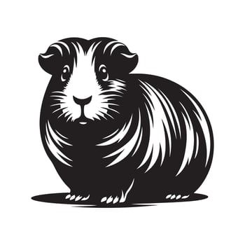High-Quality Guinea Pig Silhouette Vectors for Logos and Website Designs