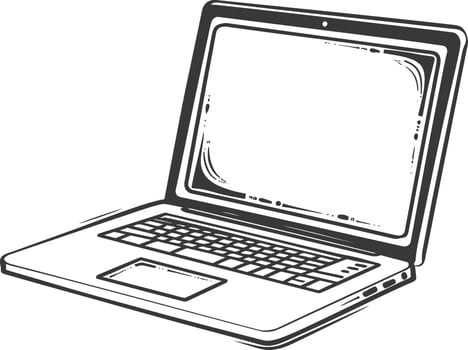 Laptop computer illustration vector