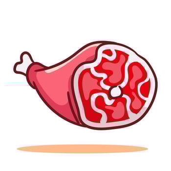 Cartoon . Food And Beverage Concept Design Illustration. Icon Illustration Isolated White Background. vector