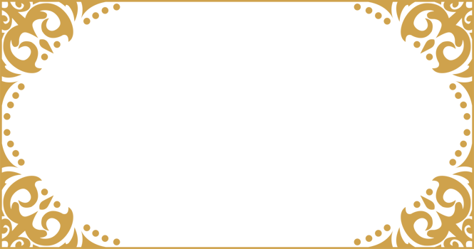 transparent gold background ornament border frame png