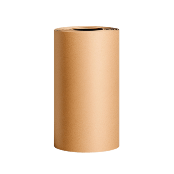A roll of brown craft paper, perfect for packaging, arts, crafts, and DIY projects. Ideal for eco-friendly endeavors. png