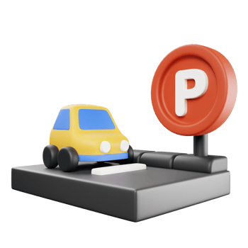 3D Ilustration Parking png