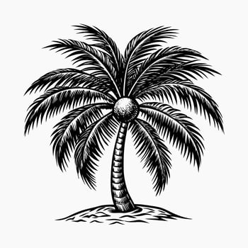 Coconut Palm trees design elements vector