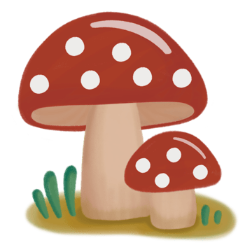 Fungi Mushroom in the forest png