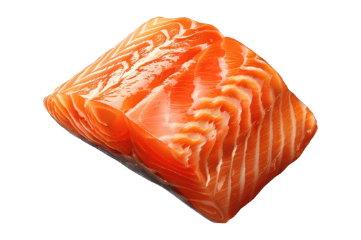 Salmon on transparent background png