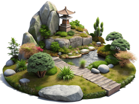 Peaceful Rock Garden Spaces png
