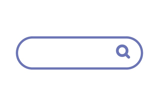 ui ux element search bar illustration isolated vector