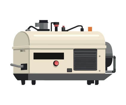modern power plant icon isolated vector