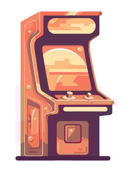 Modern illustration of isolated casino equipment isolated vector