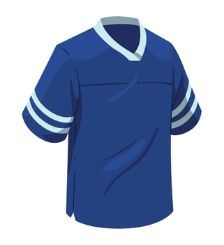 american football jersey isolated icon vector