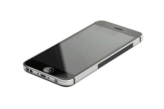 Black Smartphone Isolated png