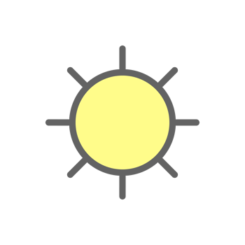 Yellow Sun Icon png