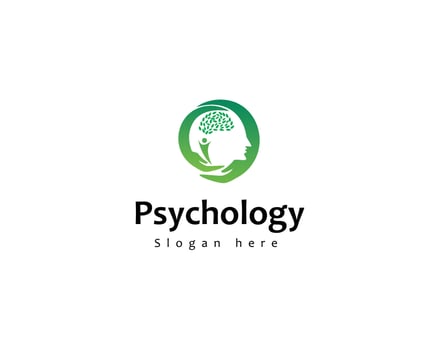 Human think health, spirit and success logo design inspiration vector
