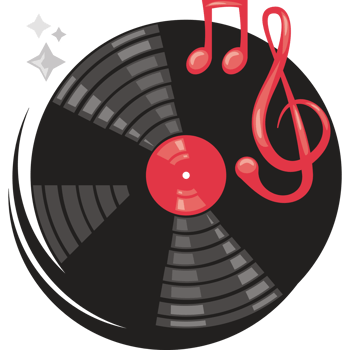 classic vinyl record for music png
