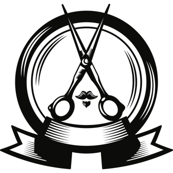 barbershop emblem hair cutting service png