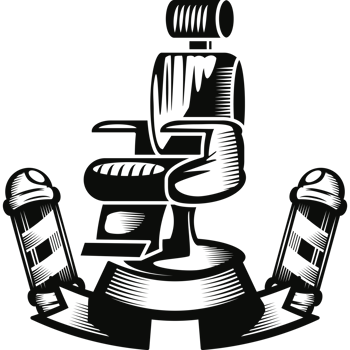 barber shop chair and pole png