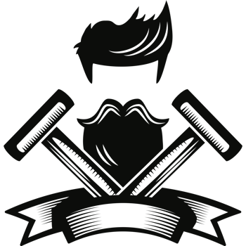 straight razor and mustache barbershop png