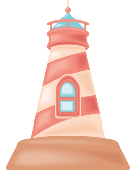lighthouse cartoon building outdoor png