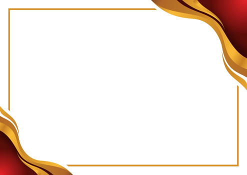 FRAME ELEGANT LUXURY GOLD AND MAROON WAVE ABSTRACT BACKGROUND png
