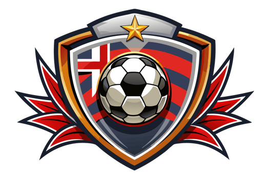 Vintage Modern Football soccer badge emblem png
