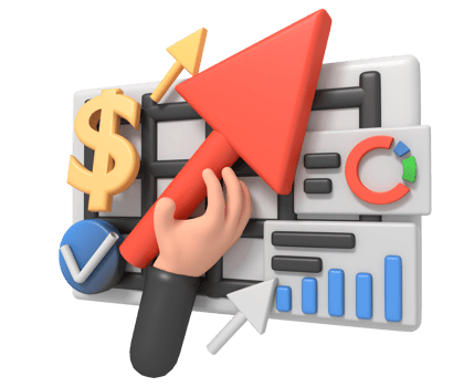 Finance increasing investing money concept png