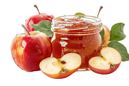 Alpine Apple Jam On Transparent Background. png