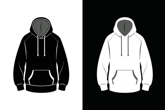 Hoodie Mock up vector