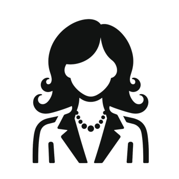 a woman with a necklace icon on a transparent background png