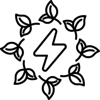 Sustainability Line Icon vector