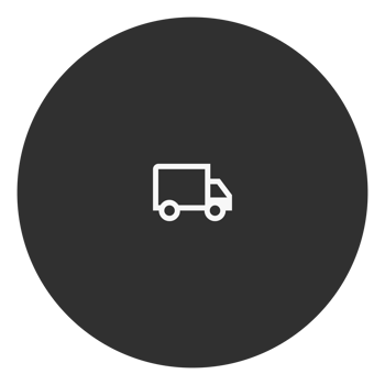 delivery truck icon isolated on transparent background png