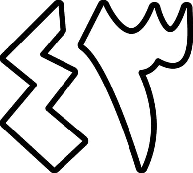 Thalatha wa Arbaoon Line Icon vector