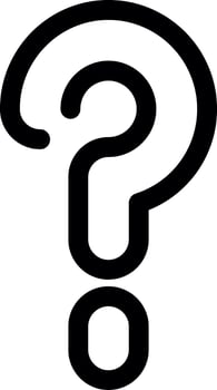 Question Line Icon vector