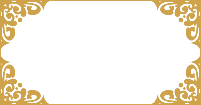 vintage-style gold ornamental border that adds a classic touch to your designs png